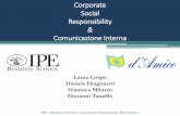 IPE - d'Amico "Corporate Social Responsability & Comunicazione Interna"