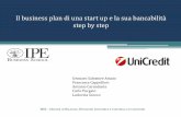 IPE - Unicredit "Il Business plan di una start up e la sua bancabilità step by step (Tat too Fast)