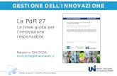 UNI/Pdr 27: le linee guida per l'innovazione responsabile