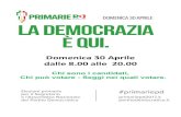 Libretto primarie 2017, PD San Donato Milanese