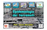Epidemiologia dei terremoti