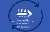 Annual Report 2017 di FPA. Presentazione a cura di Carlo Mochi Sismondi
