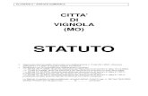 Città di vignola nuovo statuto comunale - democrazia partecipata