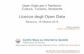 Licenze Open Data - Culta 2015 - Ravenna