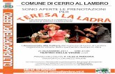 COMUNE DI CERRO AL LAMBRO … culturale... · MUSICHE DI SERGIO CAMMARIERE. Created Date: 11/2/2011 7:50:14 AM ...