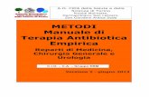 Terapia antibiotica empirica Metodi Def1 DeRosa - pasq.eu · PDF fileMETODI Manuale di Terapia Antibiotica Empirica Reparti di Medicina, Chirurgia Generale e Urologia Versione 2 -