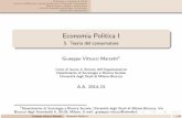 Economia Politica I - e-Learningelearning.unimib.it/pluginfile.php/152331/mod_resource/content/4... · Preferenze e funzione di utilit`a Curve di indiﬀerenza, vincolo di bilancio