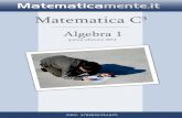 ALGEBRA 1 C3 - MATEMATICA C3 · PDF fileMATEMATICA C3 ALGEBRA 1 Testo per il primo biennio della Scuola Superiore di IIgrado Matematicamente.it 5 Edizione - 2014