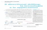 Directional Drilling Il directional drilling: la ... · PDF file4/2005 LE STRADE 231 TECNOLOGIE & SISTEMI Directional Drilling razioneteleguidata, perforazione di-rezionale.Manell’usocomunenonè