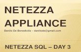 NETEZZA APPLIANCE - di. · PDF fileNETEZZA APPLIANCE Danilo De Benedictis –danilode@gmail.com NETEZZA SQL –DAY 3
