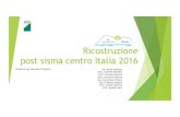 Ricostruzione post sisma centro Italia 2016 - Regione Abruzzo · PDF fileB itol Moscufo Colonnella Arielli Cugnoli Co rv a Montefino Vicoli Fossa Ancarano Navelli Filett o Castel del