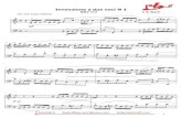 Invenzione a due voci N 1 -  · PDF file1 Invenzione a due voci N 1 BWV 772 J. S. Bach Per due bassi elettrici