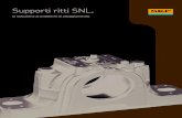 Supporti ritti SNL, - skf.com44-113427/6112_IT.pdf · La SKF ha sviluppato i supporti ritti SNL per ... La base del supporto è rinforzata con nervature e materiale supplementare,