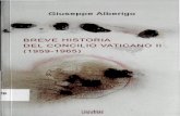 Giuseppe Breve Historia Concilio... · Giuseppe Alberigo BREVE HISTORIA DEL CONCILIO VATICANO Il (1959-1965) EDICI.NES SIGUEME