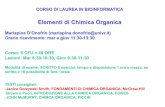 Elementi di Chimica Organica - di.univr.it · PDF fileChimica Organica in versi (rime bidistillate) di Alberto Cavaliere Anno 1929 . Figura Struttura e legame chimico . Rappresentazione