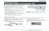 ZEN V2 Catalogo -   · PDF file• Display multilingua in sei lingue (inglese, giapponese, tedesco, ... ZEN Support Software e manuale. ZEN-KIT01-EV4 Set contenente Modulo CPU