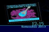 12-15 · PDF fileplettro italiane e straniere per dare vita al 2° Festival Internazionale delle Orchestre ... (chitarra, chitarra battente) Ascanio Trivisano (violino)