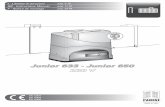 Junior 633 - Junior 650 230 V - fadini.net L'utilizzatore finale è tenuto a prendere visione e ... PDC/0977-2010 - 30/04/2010 ITT - PDC ... Junior 633/Junior 650 completo di programmatore