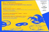 Ezio e Anna Lazzarini PIANOFORTE A QUATTRO · PDF fileEzio e Anna Lazzarini PIANOFORTE A QUATTRO MANI Programma: NINO ROTA (1911 – 1979) Fellini Suite “Otto e mezzo, Amarcord,