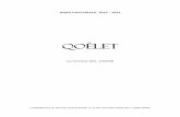 QOèLET -  · PDF file3 Secondo lo stile sapienziale, Qoèlet riprende proverbi popolari e detti del buon senso comune e li sottopone alla severa critica della sua fine