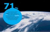 Il 97% 2,1% ghiacciai, mentre solo lo - · PDF file71 % La percentuale del pianeta Terra ricoperta d’acqua. Il 97% è costituito dagli oceani, il 2,1% si trova nelle calotte polari