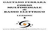 Lezione 1 - Didattica del Basso Elettricodidatticadelbassoelettrico.it/...multimediale-basso-elettrico.pdf · 3 GAET S TRICO LEZIONE 1 CNTENTI 2017 ed INTRO OBIETTIVI 1. Ruolo del