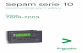 Sepam serie 10 - nuovaelva.it Electric/SAP Internet... · Nel 1982 Merlin Gerin commercializzava l'unità Sepam 10, primo relè di protezione digitale multifunzione. Oggi con l'intera