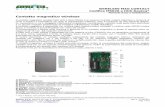 Contatto magnetico wireless - · PDF fileWIRELESS MAG CONTACT Codifica M5026 e HCS-Keeloq* Manuale d’uso e installazione Fig. 3 - Interno sensore magnetico lato batteria Configurazione