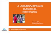 La COMUNICAZIONE nella plurinazionale psicosensorialeicmpolo.gov.it/.../45/2016/03/La-comunicazione-nella-plurinazionale... · • Rilevanti difficoltà di apprendimento (a livello