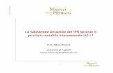 La Valutazione Attuariale del TFR secondo il principio ... 19 Memo.pdf · 1 La Valutazione Attuariale del TFR secondo il principio contabile internazionale IAS 19 Prof. Marco Micocci