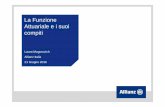 Laura Mogorovich Allianz Italia 21 Giugno 2016aidalombarda.vittoriaassicurazioni.com/convegni/21Giugno2016/Inter... · 2 Agenda 1. Normativa di riferimento 2. Le attività della Funzione