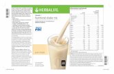 Formula 1 Nutritional shake mix - edge. · PDF filegusto vaniglia Da consumarsi preferibilmente entro e numero di lotto: vedere fondo della confezione PESO NETTO: 550 g e Formula 1