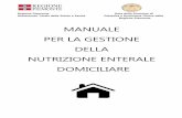 Manuale per la gestione della nutrizione enterale domiciliare · PDF fileRegione Piemonte Rete delle Strutture di Assessorato Tutela della Salute e Sanità Dietetica e Nutrizione Clinica