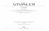 Coro (SATB) 2 Violini, Viola, Basso continuo · PDF fileVIVAntonioALDI Credo RV 591 Coro (SATB) 2 Violini, Viola, Basso continuo (Violoncello/Fagotto/Contrabbasso ed Organo) herausgegeben