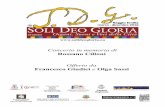 Concerto in memoria di Rossano Cilloni - … Concerto in memoria di Rossano Cilloni Offerto da Francesco Giudici e Olga Sassi Juan Paradell Solé Domenica 25 settembre ore 17