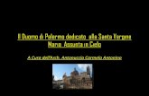 Il Duomo di Palermo dedicato alla Santa Vergine Maria ... · PDF fileRuggero che restituiscono la chiesa al vescovo Nicodemo e nella volta del coro, dove è dipinta l'Assunzione di