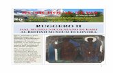 ST NICHOLAS NEWS - c · PDF fileRUGGERO II ... 1130, violando i patti di vassallaggio nei confronti della Chiesa Romana, sottoscritti da Roberto il Guiscardo a Melfi nel 1059 dinanzi