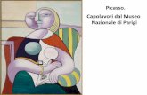 Picasso. 2 Capolavori dal Museo Nazionale di Parigi 0 Riga ... · PDF file(collage, introduzione di legno...). Chitarra e bottiglia (1913) RITORNO ALL'ORDINE E CLASSICISMO ... In Picasso,