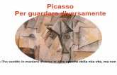 Picasso Per guardare diversamente - · PDF filePicasso Ritrratto di Gertrude Stein 1906 . Picasso ... 3- combinazione di vari punti di vista in un'unica immagine ... Picasso Juan Gris,