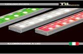 ILLUMINAZIONE A LED - TIL · PDF fileverniciato a richiesta di qualsiasi colore,diffusore in ... 2C-35-M-03-S-220 = Striscia led ﬂ ... anche dimmerabile per ottenere la quantità