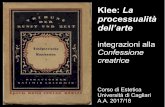 Klee: La processualità dell’arte · PDF file[Placido Cherchi, Paul Klee teorico, De Donato, Bari 1978, p. 84.] Che quest’affermazione programmatica sul modo di guardare un’immagine