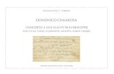 domenico cimarosa - El 2 flauti/cimarosa... · PDF fileBaroquemusic.it – DC220609 _____ domenico cimarosa Concerto a due Flauti Traversi [1793] con VV.ni, Viole, Clarinetti, Fagotti,