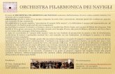 Orchestra filarmonica dei NAVIGLI - sibettoni.comsibettoni.com/wp-content/uploads/2017/03/BROCHURE-Orch.-Filar... · La Sinfonia n. 40 in Sol minore K 550 fu composta da Wolfang Amadeus