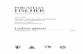 PHILATELIA  · PDF file1 PHILATELIA FISCHER Francobolli di Lusso Via Torino, 160/161/162 - 00184 Roma Internet:   Acquisto e vendita di francobolli da collezione