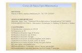 Corso di Fisica I per Matematica - fisica.uniud.itcobal/Lezione_I_fisicaI.pdf · DOCENTE: Marina COBAL: marina.cobal@cern.ch – Tel. 339- 2326287 TESTO di RIFERIMENTO: Mazzoldi,
