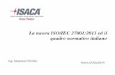 La nuova ISO/IEC 27001:2013 ed il quadro normativo italiano 27 maggio 2014 v5.1.pdf · La nuova ISO/IEC 27001:2013 6 Sistemi di gestione per la sicurezza delle informazioni (SGSI,