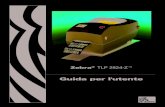 Guida per l'utente - Zebra Technologies · PDF file980533-051 A TLP 2824-Z Guida per l'utente 3 Dichiarazione di proprietà In questo manuale sono contenuto informazioni di proprietà
