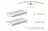 Linea - La Marzocco … · Catalogo Ricambi Parts Catalog Macchine Dal 1927 Da Caff Espressoè FB70 Linea V1.3