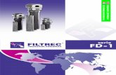 NCA OI L I TU A R TD L I FE CN IO L UI Z A R DT YL I HF · PDF fileSerie FD-1 Filtri in linea per le alte pressioni In line high pressure filters ELEMENTO FILTRANTE FILTER ELEMENT