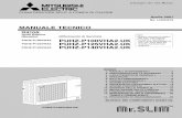 MANUALE TECNICO - Climatizzazione · PDF filemanuale tecnico climatizzatori split a pompa di calore no. i-och415 r410a aprile 2007 unità esterne [modello] puhz-p100vha2 puhz-p125vha2